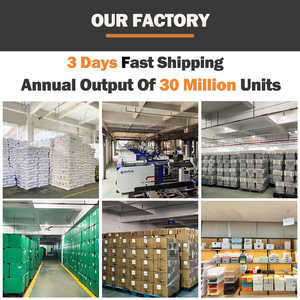 OEMスタッカブル折りたたみ式食料品ビンオーガナイザー折りたたみ式プラスチック引き出しクリア折りたたみ式収納ボックスコンテナ蓋付き - Product Image 5