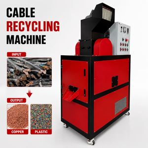 Machine de recyclage de fil de cuivre à prix avantageux, granulateur de fil de cuivre, séparateur de câbles usagés, machine de broyage - Product Image 1