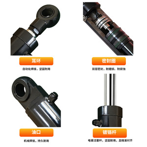 ผู้ผลิตจำหน่ายโดยตรง กระบอกไฮดรอลิกแบบสองทิศทาง รุ่น HSG ขนาด 12 ตัน สำหรับรถยกและเครน  กระบอกไฮดรอลิกสำหรับขาย - Product Image 1