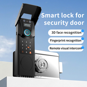 Glomarket Serrure Intelligente 3D pour Porte Extérieure TTlock, Verrou de Porte Antivol Étanche avec Empreinte Digitale et WiFi Tuya pour Appartement - Product Image 1