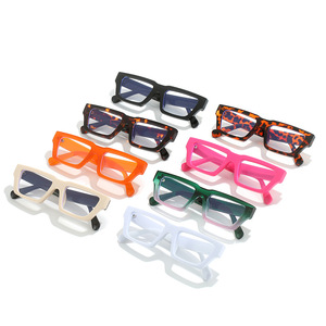 Vintage Eyewear Thick Frame square Eye protection Blue Ray Cut Computer <strong>Glasses</strong> Anti Blue Light Blocking <strong>Glasses</strong> for Men - Product Image 4