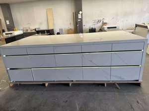 <span class=keywords><strong>Table</strong></span> à manger carrée personnalisée Chameleon, style moderne et luxueux, multifonctionnelle, en pierre frittée, pour la maison, l'hôtel, la salle à manger, garantie 5 ans - Product Image 5