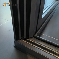 Bisagra oculta de Marco Delgado personalizada, rotura térmica de aluminio, inclinación y giro de ventanas para casa