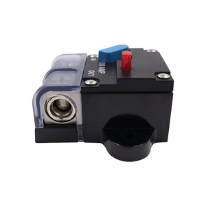 50A-300A 12-48V 회로 차단기 차량 이동식 재설정 가능한 과부하 보호 스피커 퓨즈 액세서리 블랙/블루 버튼 - Product Image 2