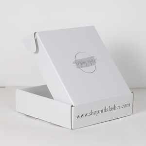 Mẫu miễn phí tùy chỉnh in thiết kế máy bay vận chuyển gửi thư Hộp gấp các tông sóng giấy Bao bì hộp bưu phẩm - Product Image 4