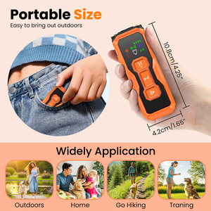 Tize En Yeni LCD Renkli Ekranlı Ultrasonik Köpek Kovucu Caydırıcı Cihaz Evcil Hayvan Köpek Havlama Önleyici Havlamayı Durdurucu Havlamayı Durdurma Cihazı - Product Image 5