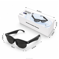 Lunettes intelligentes portables à traduction instantanée, sans fil, pour sports de plein air, avec application de traduction de texte et protection UV