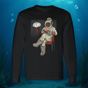 T-shirt à manches longues Diver Book Reading - Product Image 3