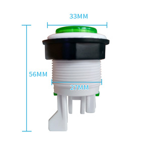Botones para Consola de Juegos A4P4, Microinterruptores P4, Botones de Plástico Coloridos para Accesorios de Máquinas de Entretenimiento - Product Image 3