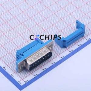 X0815WT7BL5 D-Sub/VGA Connector Connector ( Connector Type: Standard D-Sub )( Gender: Male )( Total Number of PINs: 15P ) - Product Image 1