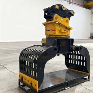 Pince de tri et de <span class=keywords><strong>démolition</strong></span> hydraulique Gaohong pour excavatrice 4-40T – Prix usine – Grappin de tri de pierres - Product Image 2