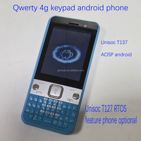 Teléfono con Teclado Android Odm Usa Isreal, 4G, Doble SIM, Teclado de Botones, Smartphone con Teclado T9 Qwerty, Fabricante de Teléfonos Android