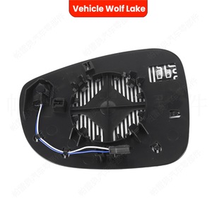 Cristal de Espejo Lateral Izquierdo y Derecho para Chrysler Pacifica Voyager 2017-22, Repuesto Plateado de ABS, Piezas de Espejo Retrovisor - Product Image 3