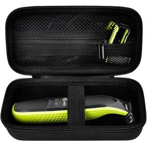 Estuche Rígido para Recortadora <span class=keywords><strong>Philips</strong></span> Norelco <span class=keywords><strong>OneBlade</strong></span>, Estuche de Viaje, Bolsa de Transporte para <span class=keywords><strong>Philips</strong></span> Norelco One Blade - Product Image 1