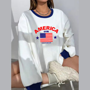 Alta calidad al por mayor de fabricación personalizada sudadera de algodón Unisex impreso Equipo Nacional Jersey hombres pulóver sudadera - Product Image 5