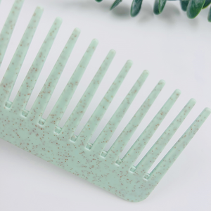 Commercio all'ingrosso professionale di alta qualità Eco Friendly biodegradabile paglia da barba larghezza denti <span class=keywords><strong>pettine</strong></span> per <span class=keywords><strong>capelli</strong></span> - Product Image 2