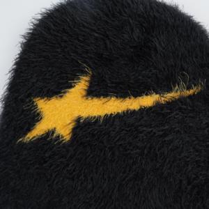 Yukaihe Nhà Sản Xuất Nhà Máy Mùa Đông Ấm Áp Ngoài Trời Tùy Chỉnh Jacquard Biểu Tượng Cuffless Beanie Hat Mohair Dệt Kim Unisex Beanie - Product Image 3