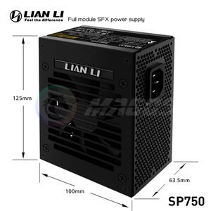 Fuente de Alimentación LIAN LI PSU 750w SFX para ITX, Color Negro, 80 PLUS GOLD, 91% de Eficiencia, Completamente Modular para Juegos, LIAN LI PSU 7 - Product Image 6