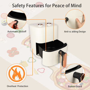 Freidora de Aire Eléctrica Inteligente Cuadrada Clásica de 6L, Horno Multifuncional Doméstico para Patatas Fritas, Tendencia 2026, Características Electromecánicas - Product Image 3