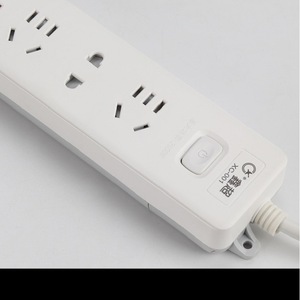 Power <b>Strip</b> XC-001 3 Outlets <b>Copper</b> Wire Safety Door Home Use - Product Image 2