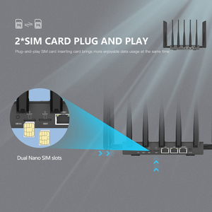 Rm551 x 75 5G Router không dây với nsa sa 3000Mbps openwrt LƯỚI 5g CPE VPN máy chủ imei thay đổi khe cắm thẻ Sim loại <span class=keywords><strong>modem</strong></span> - Product Image 4