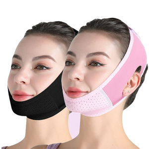 Peredam dagu ganda Masker Pengangkat garis V, dapat digunakan kembali tali pelangsing wajah sabuk pengangkat KECANTIKAN & produk perawatan pribadi - Product Image 1