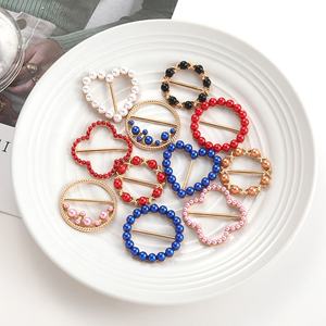 Oro Metal círculo cristal Rhinestone cristal decorativo hebilla vestido cinturón joyería accesorios de ropa - Product Image 1