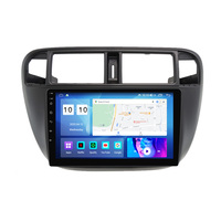 Autoradio Android 2 Din MEKEDE MS pour Honda Civic (EJ/EK/EM) 1995-2001 AM FM ADAS DVR Commande vocale Car-play+auto Android Autoradi