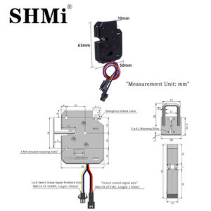 XG07B Mini Signal Feedback Furniture <b>Lock</b> With Intelligent Electronic Door for School & Hotel Use Construction XG07B 12v <b>Cabinet</b> - Product Image 3