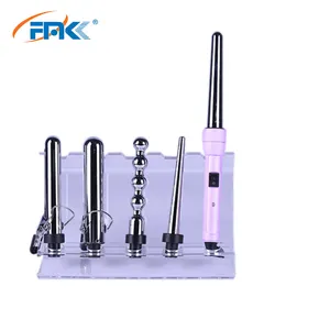 New Chuyên Nghiệp 5 Trong 1 Lớp Phủ Gốm Có Thể Thay Đổi Tóc Hair Curler Wand Điện Hair Kẹp Cho Ngắn Và Mái Tóc Dài