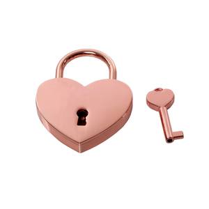 AJF TÜV RoHs EN-73 Test bestanden buntes herzförmiges Liebes schloss mit Schlüssel geschenk zum Valentinstag - Product Image 2