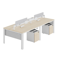 Meubles de bureau commerciaux, table de bureau, cloisons de bureau, bureau d'ordinateur avec armoire de rangement, chaise ergonomique