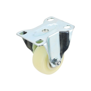 Fixed <b>Caster</b> 2 Inch Zinc Alloy Plate Mount PP <b>Wheel</b> Industrial Furniture <b>Casters</b> Durable Plain Bearing - Product Image 4