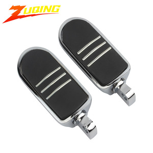 Pedales de Motocicleta Zuqing Negros de Aleación de Aluminio con Electrochapado para Harley X48 XL883 1200 Dyna Lu Wang Fatty Weilud - Product Image 1