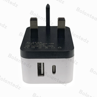 Adaptateur d'alimentation universel à découpage multifonction tout en un prise de charge Uk Us Eu avec ports de chargeur Usb c