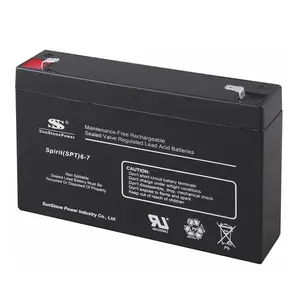 Nieuwe Producten Gelanceerd Ups Batterij 6V 7ah Lood Zuur Batterijen Ups Batterij Beroemde Producten