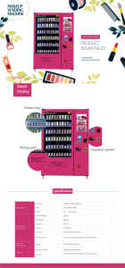 ตู้หยอดเหรียญ2025ตู้จำหน่ายเครื่องสำอางพร้อมสติกเกอร์ร่างกายที่สามารถปรับแต่งได้ - Product Image 6