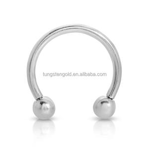 Classique hommes <span class=keywords><strong>Prince</strong></span> <span class=keywords><strong>Albert</strong></span> Piercing perle <span class=keywords><strong>anneau</strong></span> Zircon Plug & Tunnel bijoux avec ASTM F136 titane fileté corps cadeau - Product Image 1