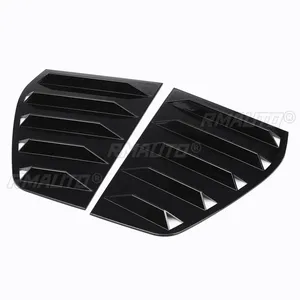 2x Cubiertas de Persiana para Ventana Lateral Trasera de Coche para VW Volkswagen Golf 6 MK6 GTI R 2010-2014, Panel Trasero de la Ventanilla - Product Image 3