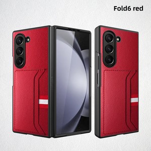 เหมาะสำหรับการขายข้ามพรมแดน: เคสโทรศัพท์ Samsung Fold 6/5/4/3 พร้อมสายรัดแบบถักและช่องใส่บัตร ผลิตโดย Huanmin Fact - Product Image 6