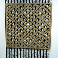 Panneaux acoustiques en bois perforés de grande taille, panneaux absorbants le son pour plafond, pour salle d'exposition