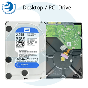 Unidad SATA 3.5 <span class=keywords><strong>WD</strong></span> WD20EZRZ <span class=keywords><strong>2TB</strong></span> <span class=keywords><strong>WD</strong></span> <span class=keywords><strong>Blue</strong></span> para PC de Escritorio, Almacenamiento de Oficina, Usada, Grado A Original, Probada, 100% Saludable, 5400 RPM - Product Image 1