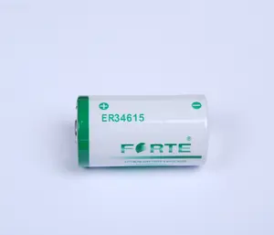 Bateria primária de lítio er34615 3.6v 19000mah para medidores inteligentes