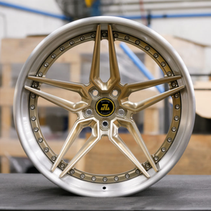 Finition personnalisée 2 pièces T6061 roue forgée conception après-vente <span class=keywords><strong>5x100</strong></span> 5x114.3 5x120 5x112 <span class=keywords><strong>jante</strong></span> pour bmw benz audi <span class=keywords><strong>oz</strong></span> roue Racimg - Product Image 6