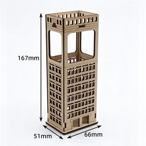 Kit de construction de modèles scientifiques en bois pour enfants, jouet éducatif STEM, forme géométrique, assemblage manuel, 7-9 ans - Product Image 4