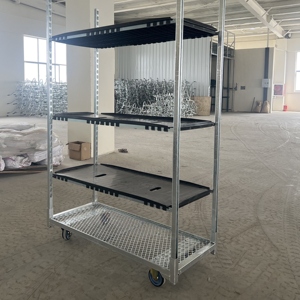 Carro danés CC para vivero, flores, carga, triciclo, motocicleta, transporte con cuatro ruedas, certificado CE - Product Image 3