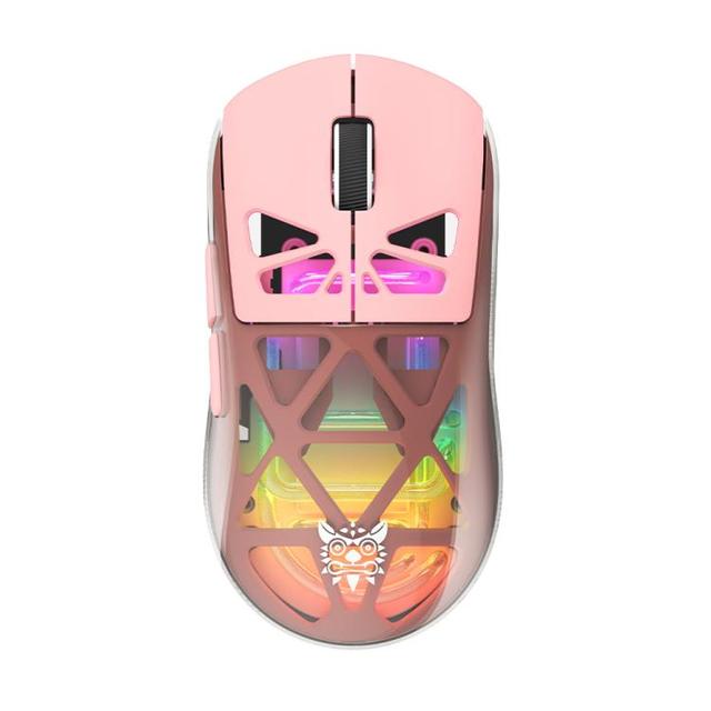 ONIKUMA CW930 Lightweight Gaming Mouse With Tri-Mode Connectivity Programmable Buttons and Customizable RGB 500Mah Battery