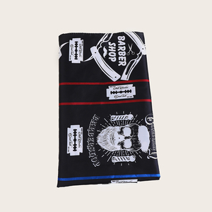 Capa <span class=keywords><strong>de</strong></span> Salón Wanmei, Tela Vintage Estampada para Corte <span class=keywords><strong>de</strong></span> Cabello para Hombre, Antiadherente, Transpirable, Tela Especial para Salón <span class=keywords><strong>de</strong></span> Belleza y Barbería - Product Image 4