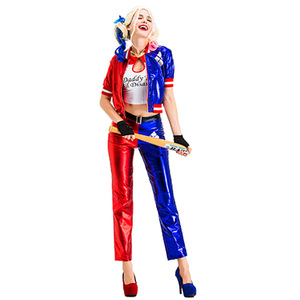 <span class=keywords><strong>Disfraz</strong></span> <span class=keywords><strong>de</strong></span> Cosplay <span class=keywords><strong>de</strong></span> <span class=keywords><strong>Harley</strong></span> <span class=keywords><strong>Quinn</strong></span> <span class=keywords><strong>de</strong></span> Suicide Squad para Adultos, para Comic Con y Representaciones Escénicas, con Leggings, 2026 - Product Image 4