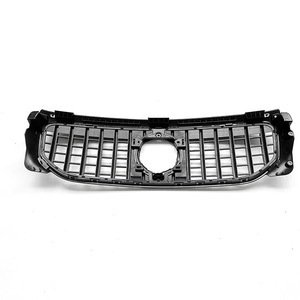 Calandre avant Mercedes-Benz GLB 2020-2023 style GT ABS noir avec bandes argentées - Product Image 5